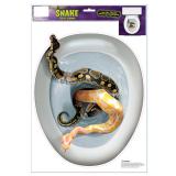 Selbstklebende WC-Dekofolie "Schlangen"