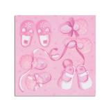Servietten "Baby-Alarm" 20er Pack-rosa
