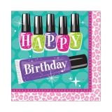 Servietten "Beauty Accessoires" Happy Birthday 16er Pack