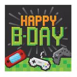 Servietten "Gaming Party" Happy Birthday 16er Pack
