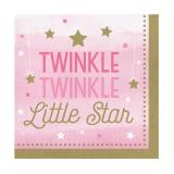Servietten "Little Star" 16er Pack-rosa