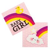 Servietten "Schnulleralarm" 12er Pack-rosa