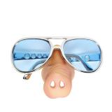 Sonnenbrille mit Schweinchen Nase