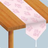 Tischläufer "It`s a girl" 183 cm-rosa