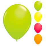 UV Leucht-Luftballons einfarbig 50er Pack