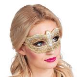 Venezianische Augenmaske "Glamour Deluxe"-gold