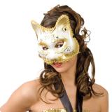 Venezianische Maske "Pussycat" 18 cm