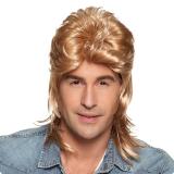 Vokuhila-Perücke "Ralle"-blond