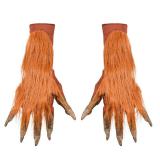 Werwolf Handschuhe mit Fell