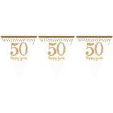 Wimpel-Girlande "50 Happy Years" 4 m