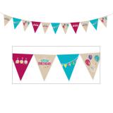 Wimpel-Girlande "My Birthday Party" 4 m