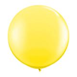 XL Luftballon einfarbig-gelb