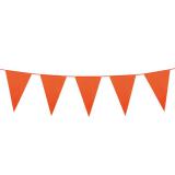 XXL Wimpel-Girlande einfarbig 10 m-orange