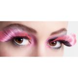 XXL Wimpern "Augenaufschlag Deluxe" pink-schwarz