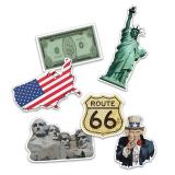 XXL-Konfetti "USA" 24-tlg.