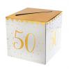 Brief- und Kartenbox 50. Geburtstag "Golden Times" - Hauptansicht