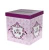 Brief- und Kartenbox "With love"-rosa