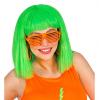 Brille Neon-Party-neonorange - Beispiel Frau