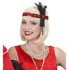 Charleston-Stirnband "20er Jahre"-rot - Beispiel 