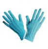 Einfarbige Handschuhe "Farbenfroh" 23 cm-blau - Hauptansicht