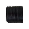 Einfarbige Satinband Kordel 25 m - Schwarz