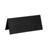 Einfarbige Tischkarten 10er Pack - Schwarz