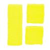 Einfarbiges Neon Schweißband-Set 3-tlg.-gelb - Hauptansicht