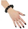 Einfarbiges Perlen-Armband-schwarz