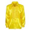 Elegantes Rüschenhemd-gelb-M/L - Detailansicht