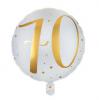 Folien-Ballon 70. Geburtstag "Golden Times" 45 cm - Hauptansicht