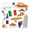 Foto-Requisiten-Set "Italien" 15-tlg. 