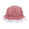Gestreifte Schlafhaube-rot-weiß - Hauptansicht