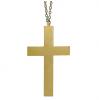 Goldene Halskette mit Kreuz "Priester"