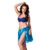 Hawaii Bastrock "Luau" 45 cm - blau
