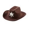 Kinder Cowboy-Hut "Sheriff"-braun