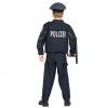 Kinder-Kostüm Polizei 3-tlg. Rückansicht