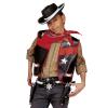 Kinder Kostüm-Set "Wilder Cowboy" 4-tlg.-schwarz - Beispielbild
