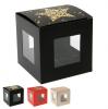 Kleine Geschenk-Boxen "Funkelnde Schneekristalle" 4er Pack