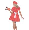 Kostüm "50ies Diner Girl" 5-tlg. - Rückansicht