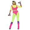 Kostüm "80s Aerobic Trainer" 5-tlg.- Rückansicht