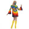 Kostüm "Batik Hippie Girl" 2-tlg.- Rückansicht