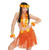 Schmuck-Set "Hawaii"-orange - Vorderansicht