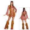 Kostüm "Sexy Hippie Girl" 4-tlg.