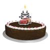 Kuchenkerze "Disney Pixar Cars" 10 cm - Beispiel