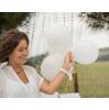 Luftballons "White Wedding" 8er Pack - Deko-Beispiel