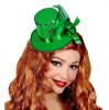 Mini-Hütchen St. Patrick's Day mit Haarspangen - Beispiel Frau