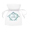 Organza-Säckchen "With love" 10er Pack-grün