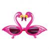 Partybrille "Verliebte Flamingos" - Detailbild