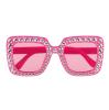 Partybrillen Bling Bling pink Einzelansicht