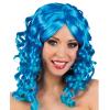 Perücke Lockenkopf Isabelle - karibik-blau